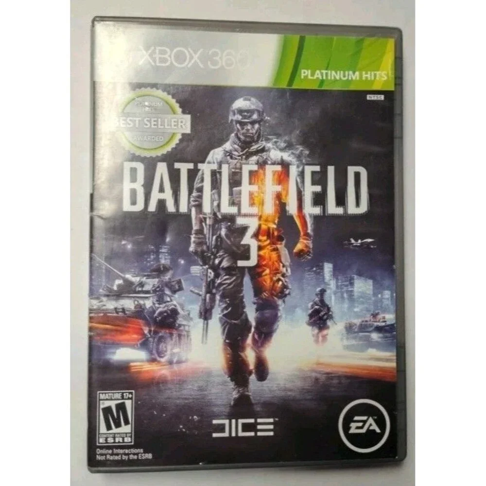 Battlefield 3 Platinum Hits for Xbox 360 Microsoft Xbox 360 Pre Owned